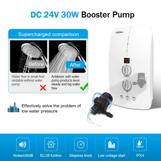 Tankless water heater electric